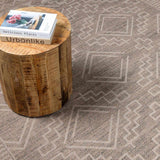 Halle Beige Washable Area Rug - Clearance