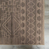 Halle Tan Washable Area Rug - Clearance