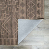 Halle Tan Washable Area Rug - Clearance