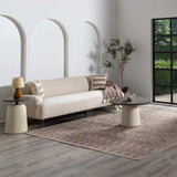 Halle Tan Washable Area Rug - Clearance