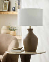 Singureni Dark Red Table Lamp