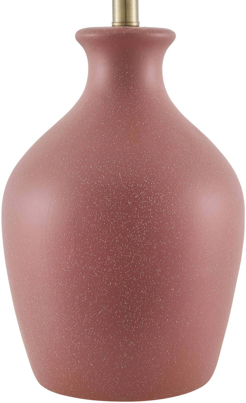 Singureni Brick Red Table Lamp