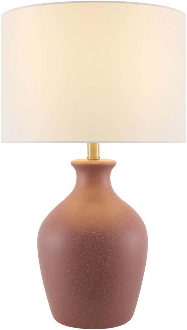 Singureni Brick Red Table Lamp