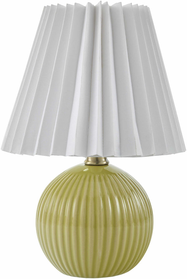 Shahrekord Olive Ceramic Table Lamp