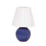 Shahrekord Blue Ceramic Table Lamp