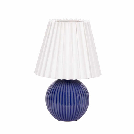 Shahrekord Blue Ceramic Table Lamp