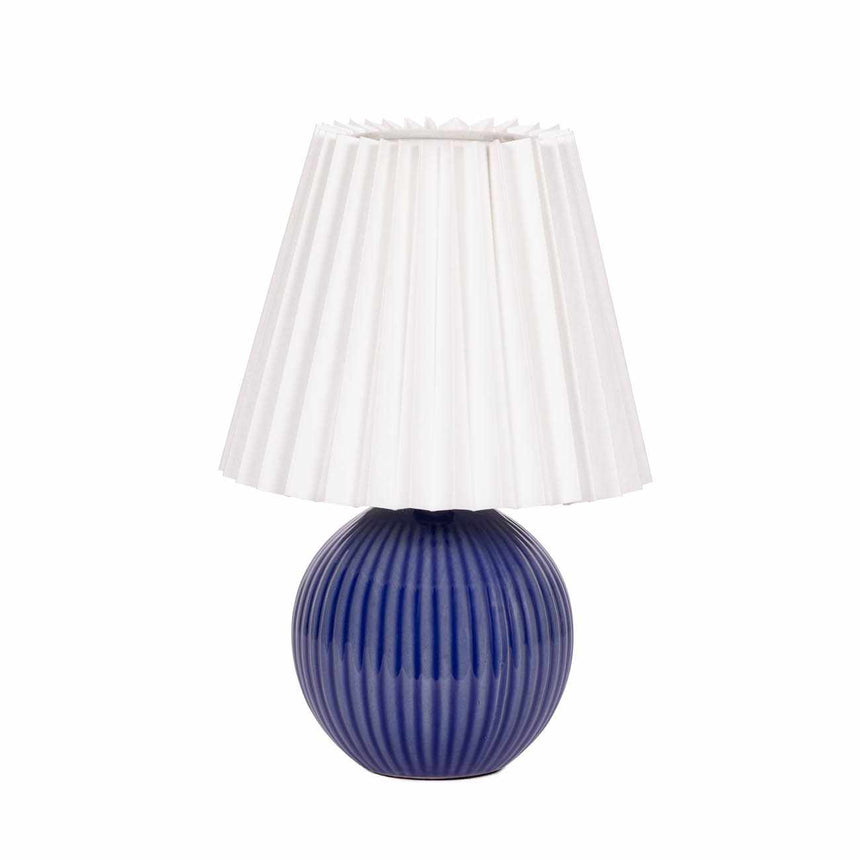 Shahrekord Blue Ceramic Table Lamp