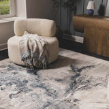 Shahrekord Blue Ceramic Table Lamp