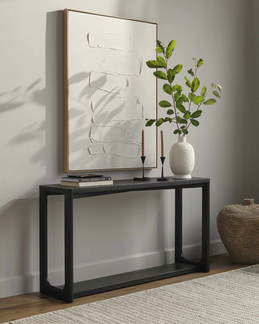 Stadtroda Black Console Table