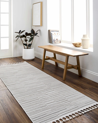 Cate Block Striped Textured Rug