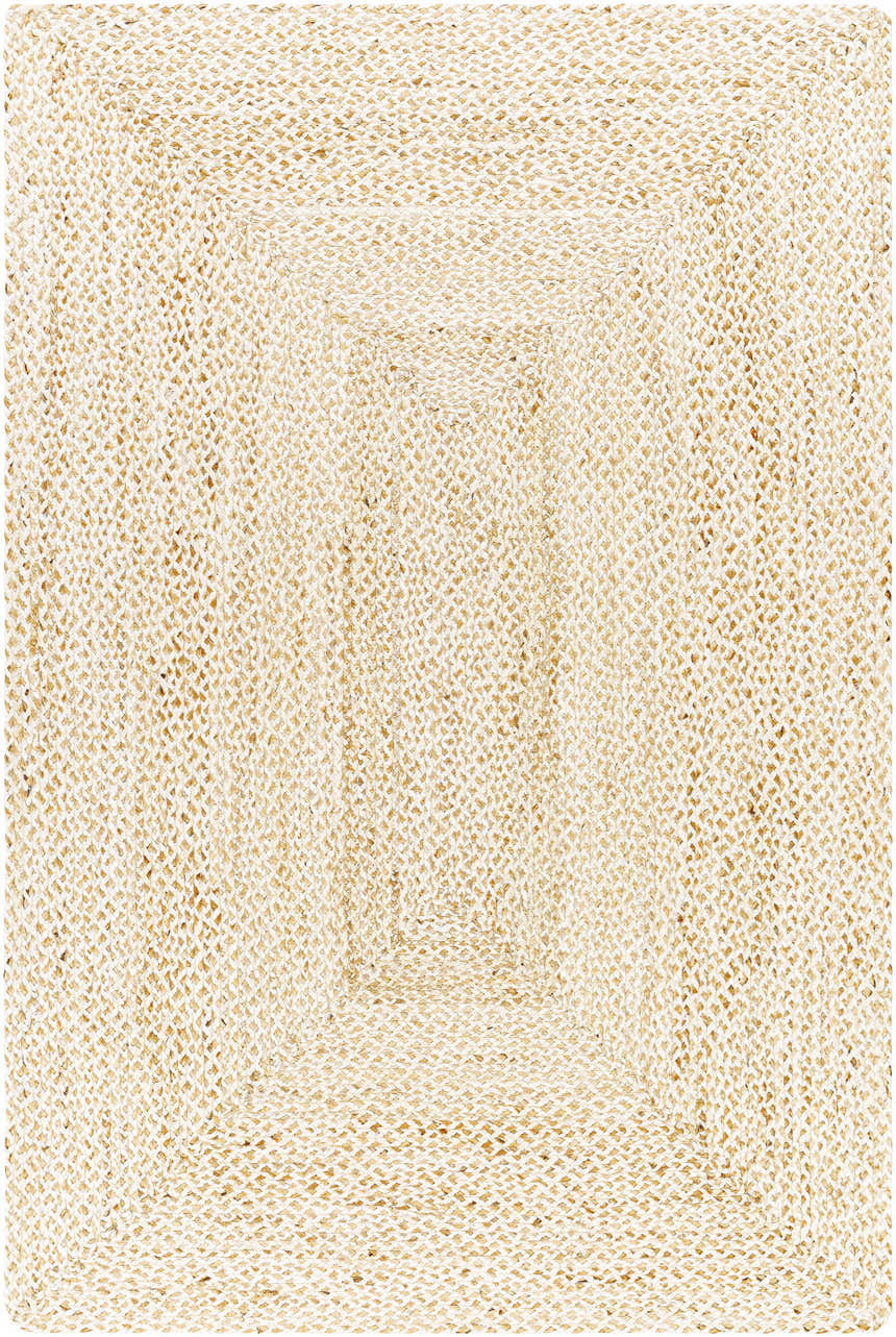 Sample Elkie Cream Jute Area Rug - Clearance