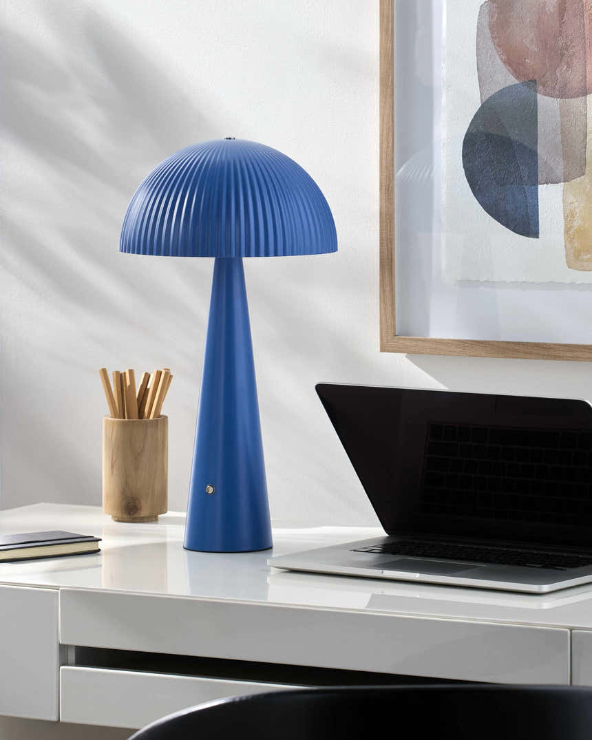 Scontrone Blue Table Lamp