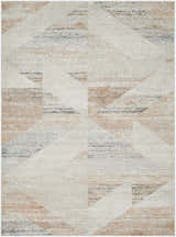 Sample Seana Beige Geometric Area Rug - Clearance