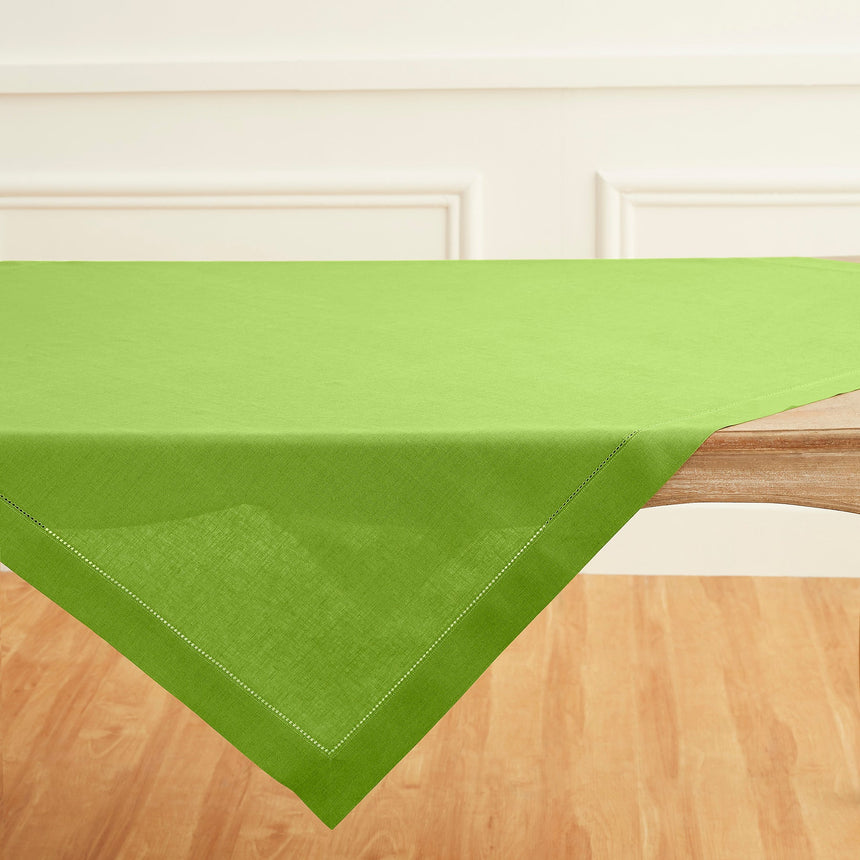 Classic Hemstitch Table Throw