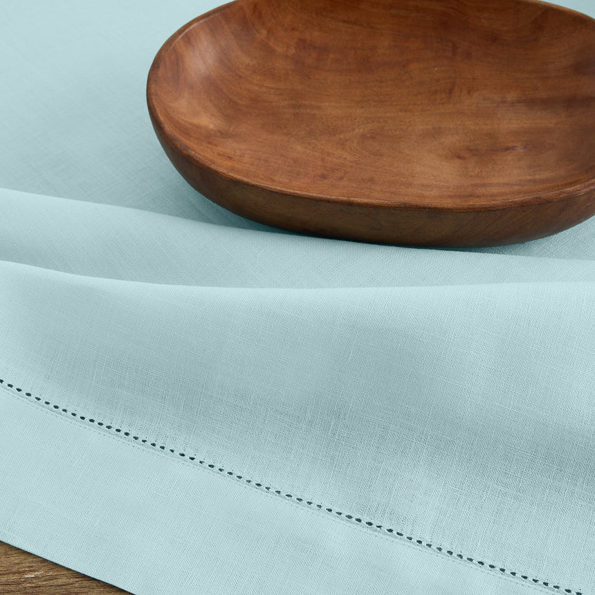 Classic Hemstitch Table Throw