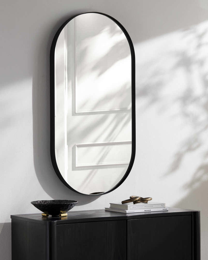 Saraipali Black Accent Mirror