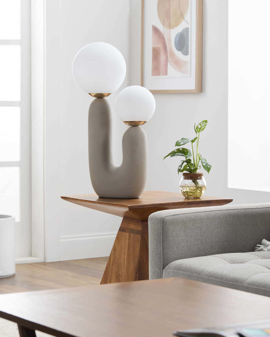 Sovramonte Gray Table Lamp