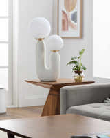 Sovramonte White Table Lamp