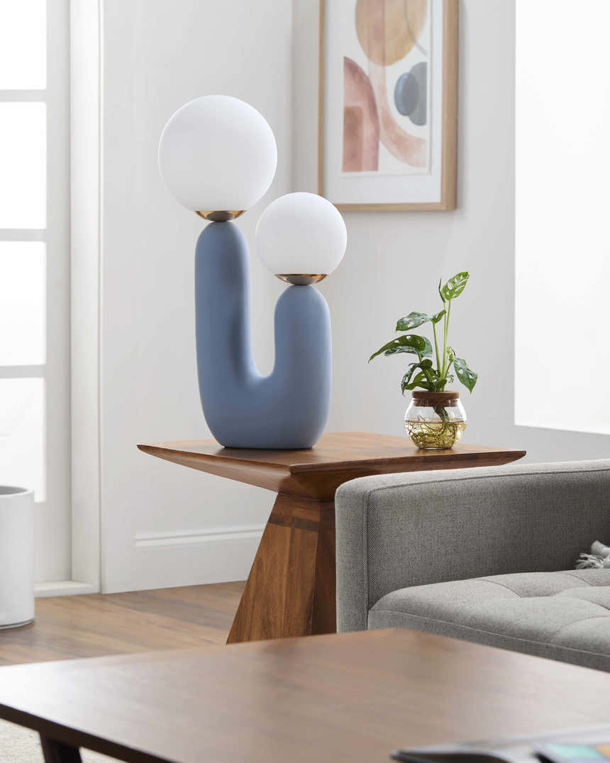 Sovramonte Blue Table Lamp