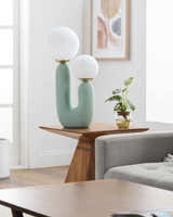Sovramonte Green Table Lamp