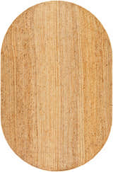 Made to Order Custom Size Tan Shippagan Jute Braided Area Rug