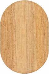 Made to Order Custom Size Tan Shippagan Jute Braided Area Rug