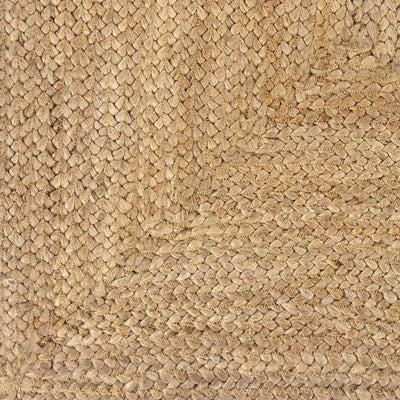 Sample Tan Shippagan Jute Braided Area Rug