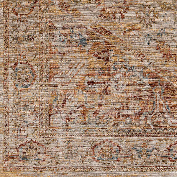 Sample Alois Rust Rich Textured Traditional Rug