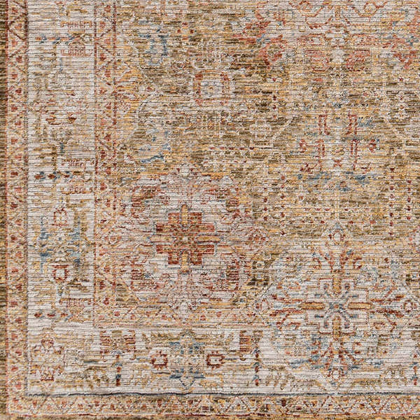 Sample Ange Tan Rich Textured Traditional Rug