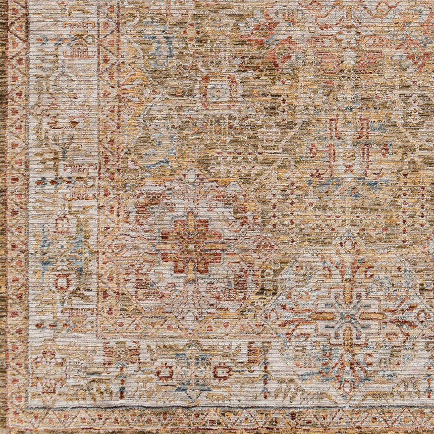 Sample Ange Tan Rich Textured Traditional Rug