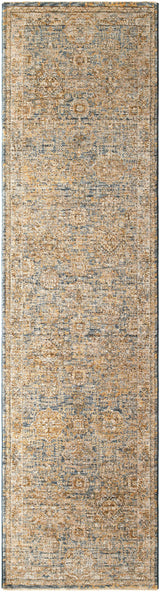 Ange Cream & Blue Rich Textured Rug