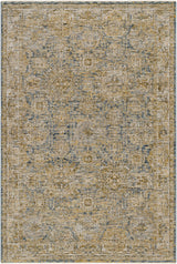 Ange Cream & Blue Rich Textured Rug