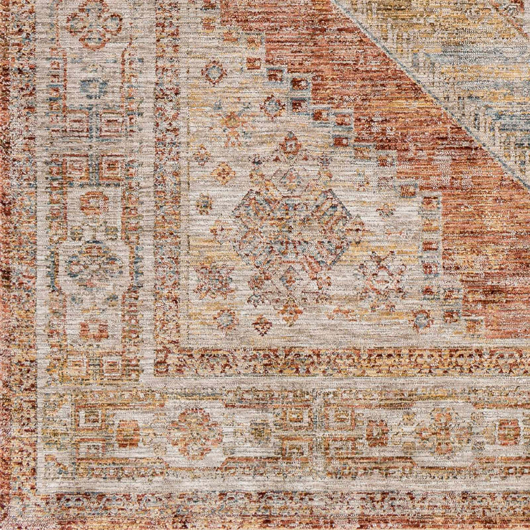 Moya Rust Rich Textured Traditional Rug – Boutique Rugs