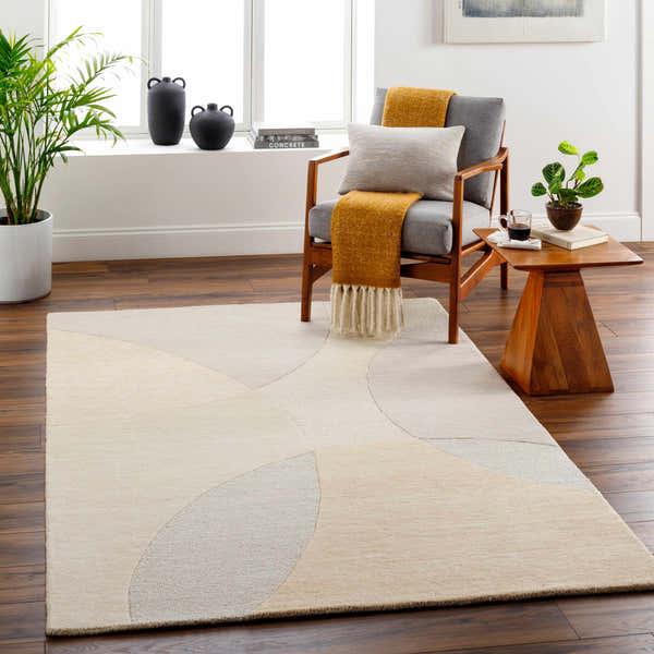 Sample Cassiopeia Light Brown & Beige Area Rug - Clearance