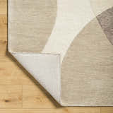 Made to Order Custom Size Cassiopeia Dark Brown & Beige Area Rug