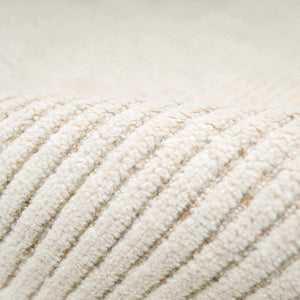 Sileby Beige Luxury Wool Rug