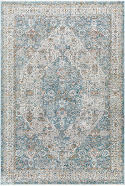 Sample Honon Blue Medallion Area Rug