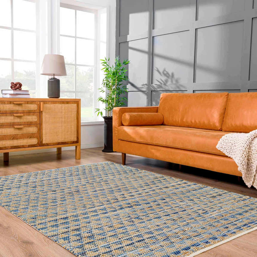 Sample Colm Recycled Blue Jean Rug - Clearance
