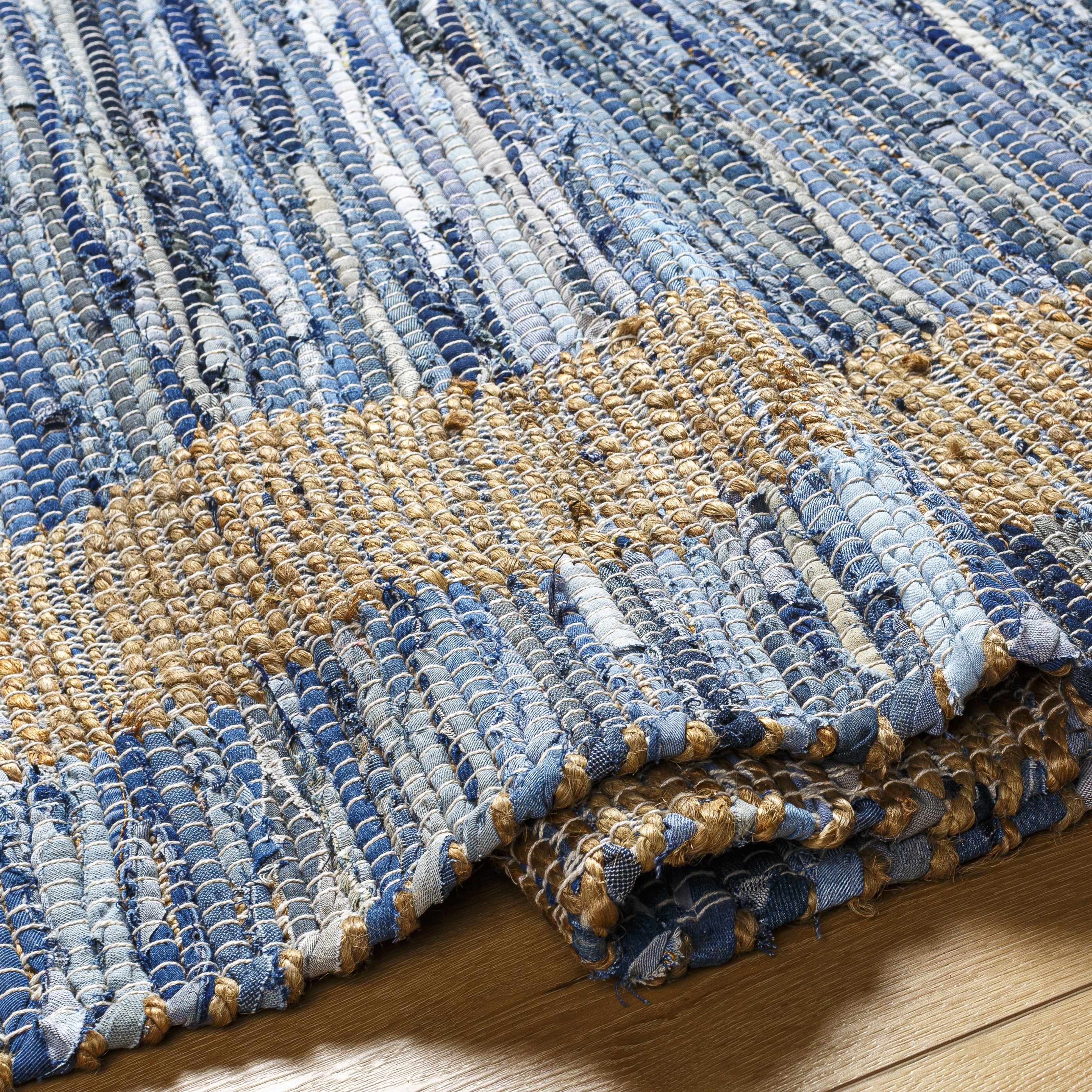 Ghita Recycled Blue Jean Rug – Boutique Rugs