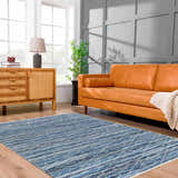 Sample Gurit Blue Area Rug - Clearance
