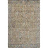 Dalyn Luxury Solace SL11 Tan Washable Area Rug. Beige, ivory, and silver gray traditional rug with a subtle farmhouse pattern.