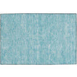 Dalyn Luxury Solace SL12 Sky rug, a close-up showing a sky blue wash with a subtle diamond pattern.