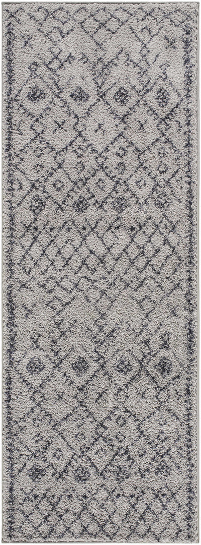 Elyes Gray Washable Area Rug