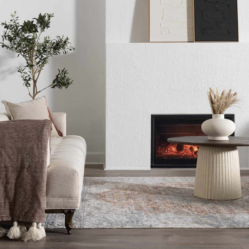 Emke Flat Pile Washable Rug - Clearance – Boutique Rugs