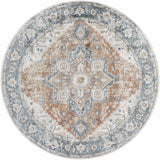 Ezri Rust Washable Area Rug