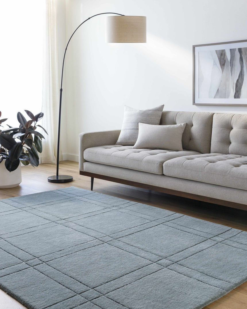 Made to Order Custom Size Sixto Sage Area Rug