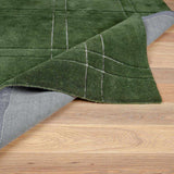 Made to Order Custom Size Sixto Green Area Rug