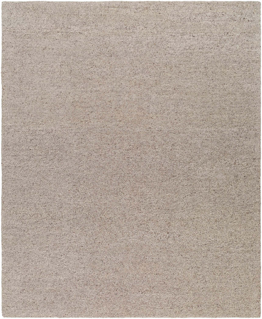 Sample Buffy Brown Hand Knotted Wool Area Rug - Clearance