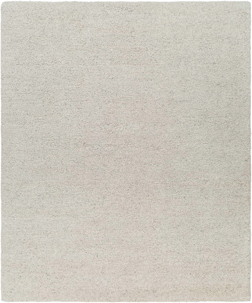 Sample Buffy Gray Hand Knotted Wool Area Rug - Clearance