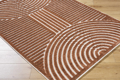 Deron Brown Washable Area Rug